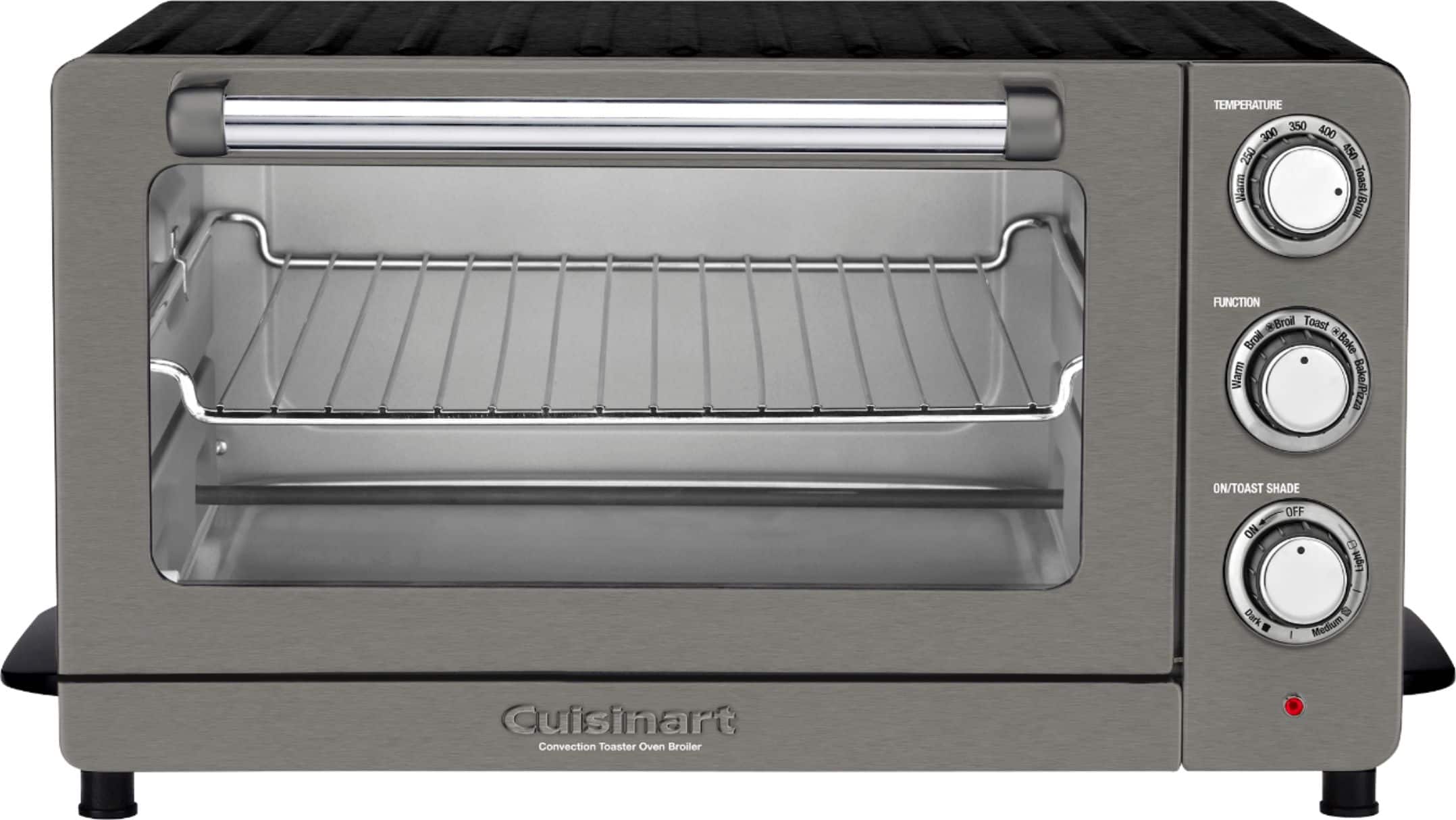 Alt View 12. Cuisinart - Convection Toaster/Pizza Oven - Black/Stainless.