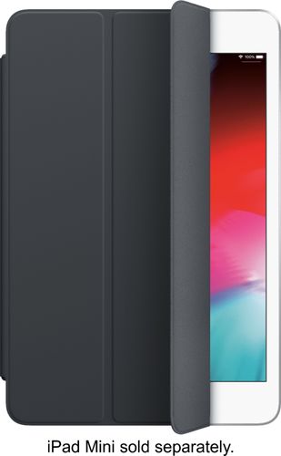 Apple - Smart Cover for Apple® iPad® mini (Latest Model) and mini 4 - Charcoal Gray