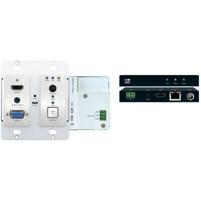 Key Digital - Video/Audio/Infrared/Serial Extender - Black/silver