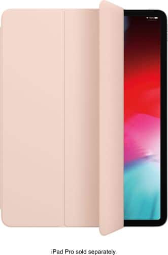 apple - smart folio for 12.9-inch ipad pro (3rd generation) - pink sand