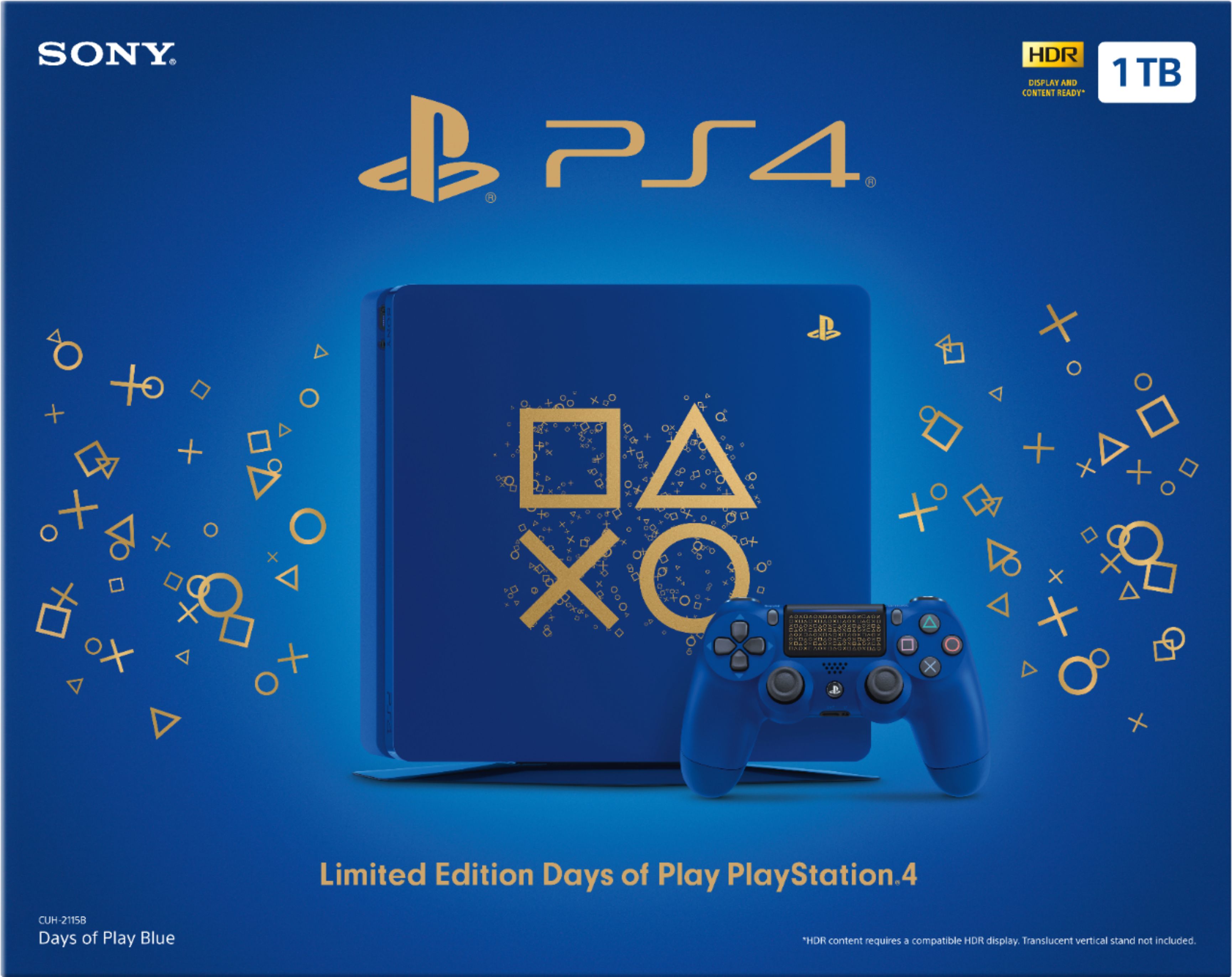 Buy: Sony PlayStation 4 1TB Limited Edition Days Play Bundle Blue 3003131