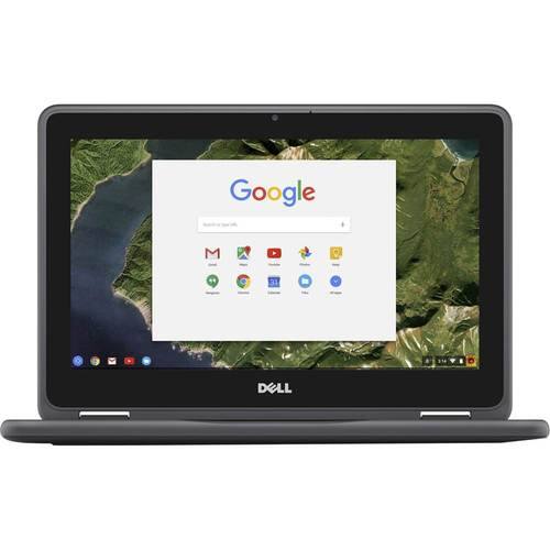Dell - 2-in-1 11.6" Touch-Screen Chromebook - Intel Celeron - 4GB Memory - 32GB Solid State Drive - Pre-Owned-Front_Standard 