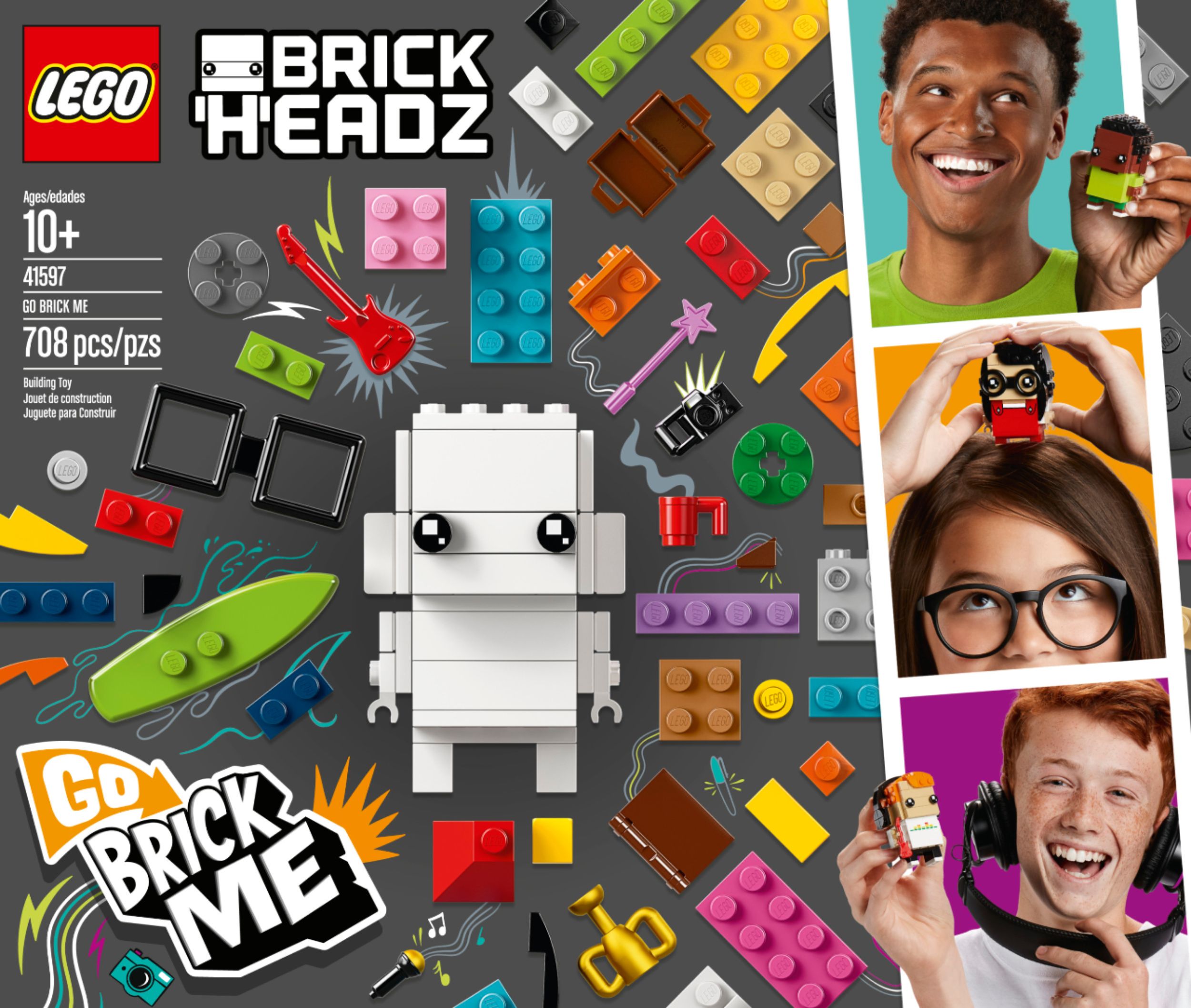 Best Buy: LEGO BrickHeadz Go Brick Me Building Set 41597 6208579