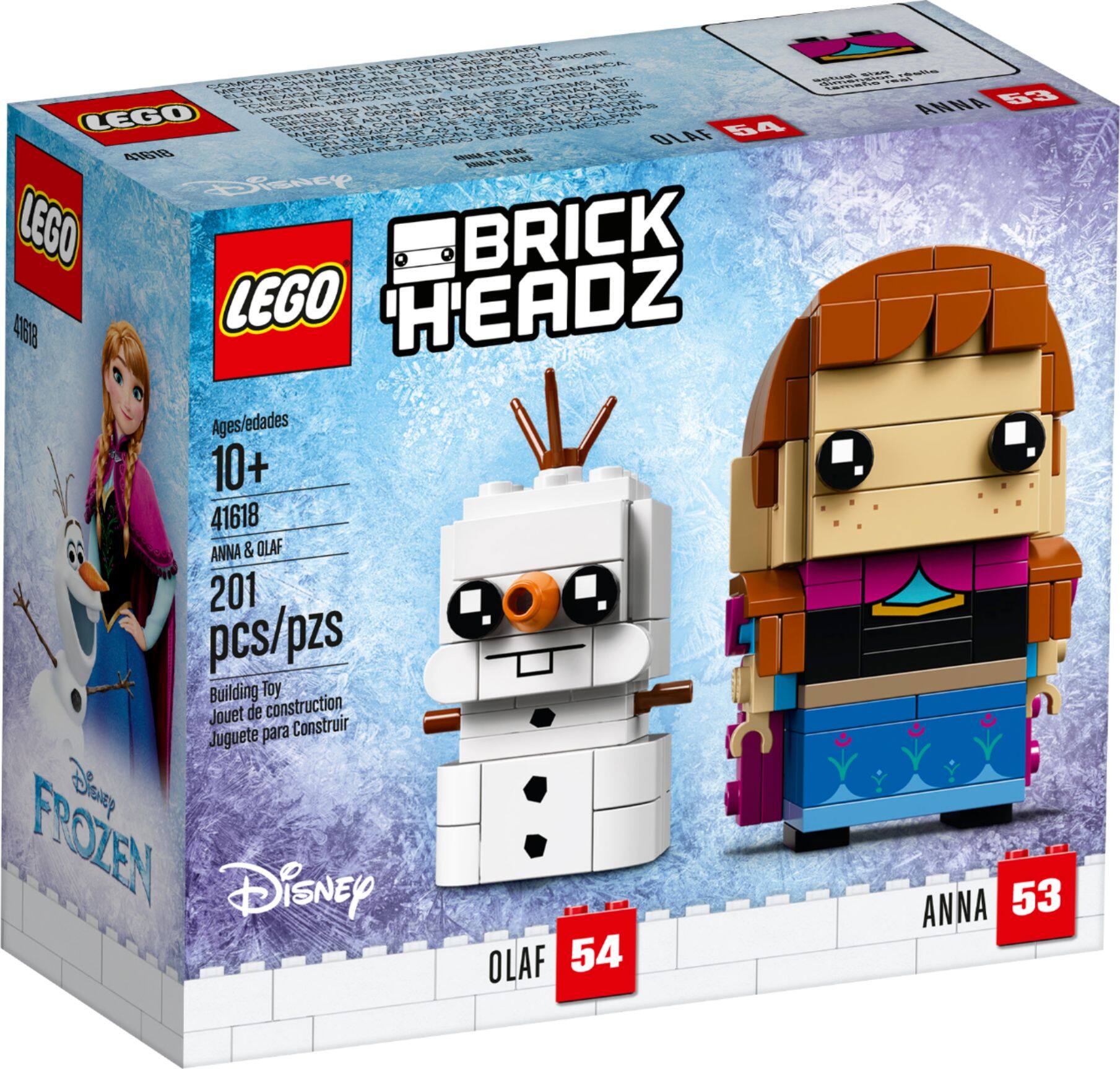 Best Buy LEGO BrickHeadz Anna Olaf Building Set 41618 6225313