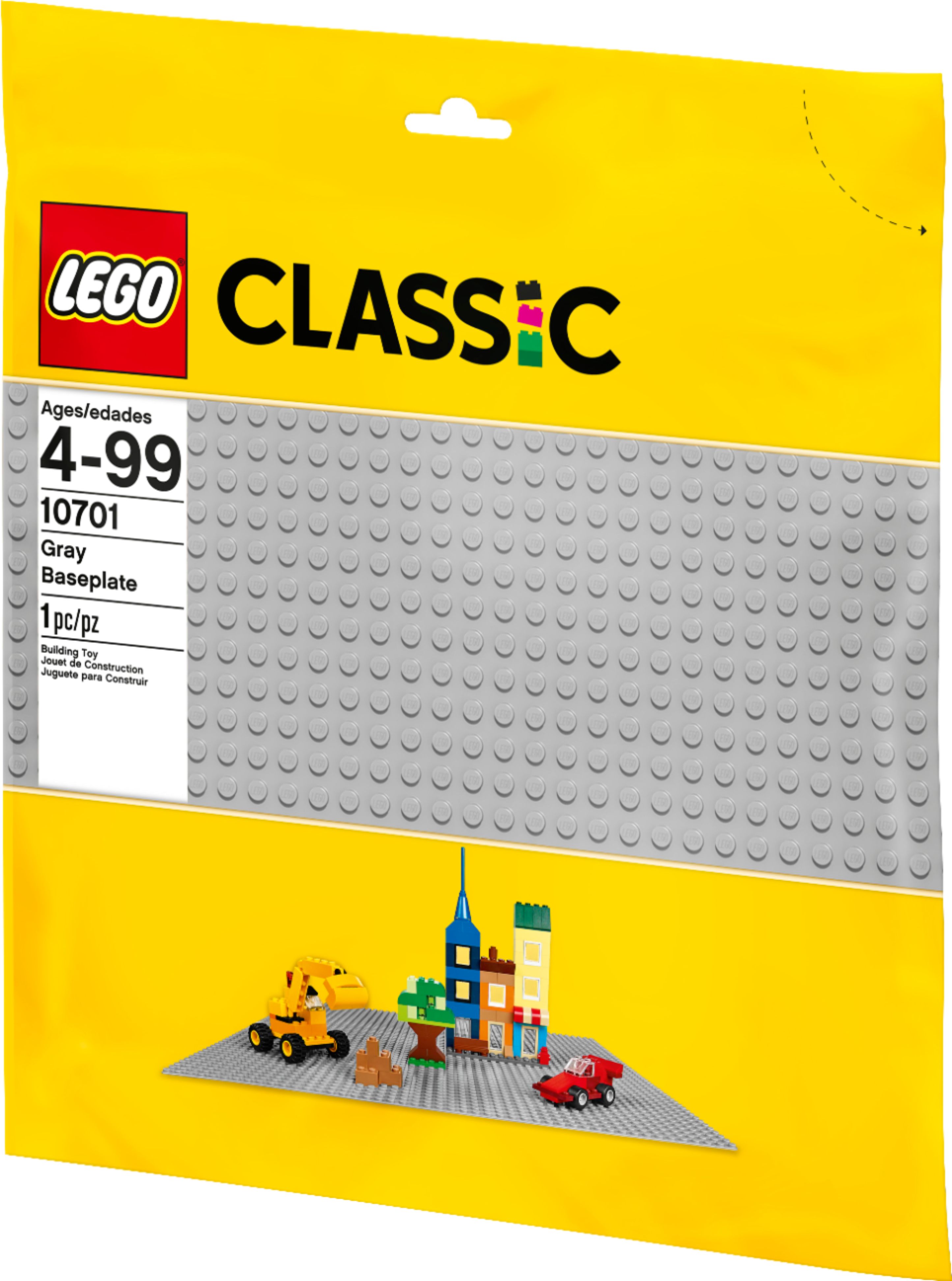  LEGO Classic Gray Baseplate 10701 Building Toy