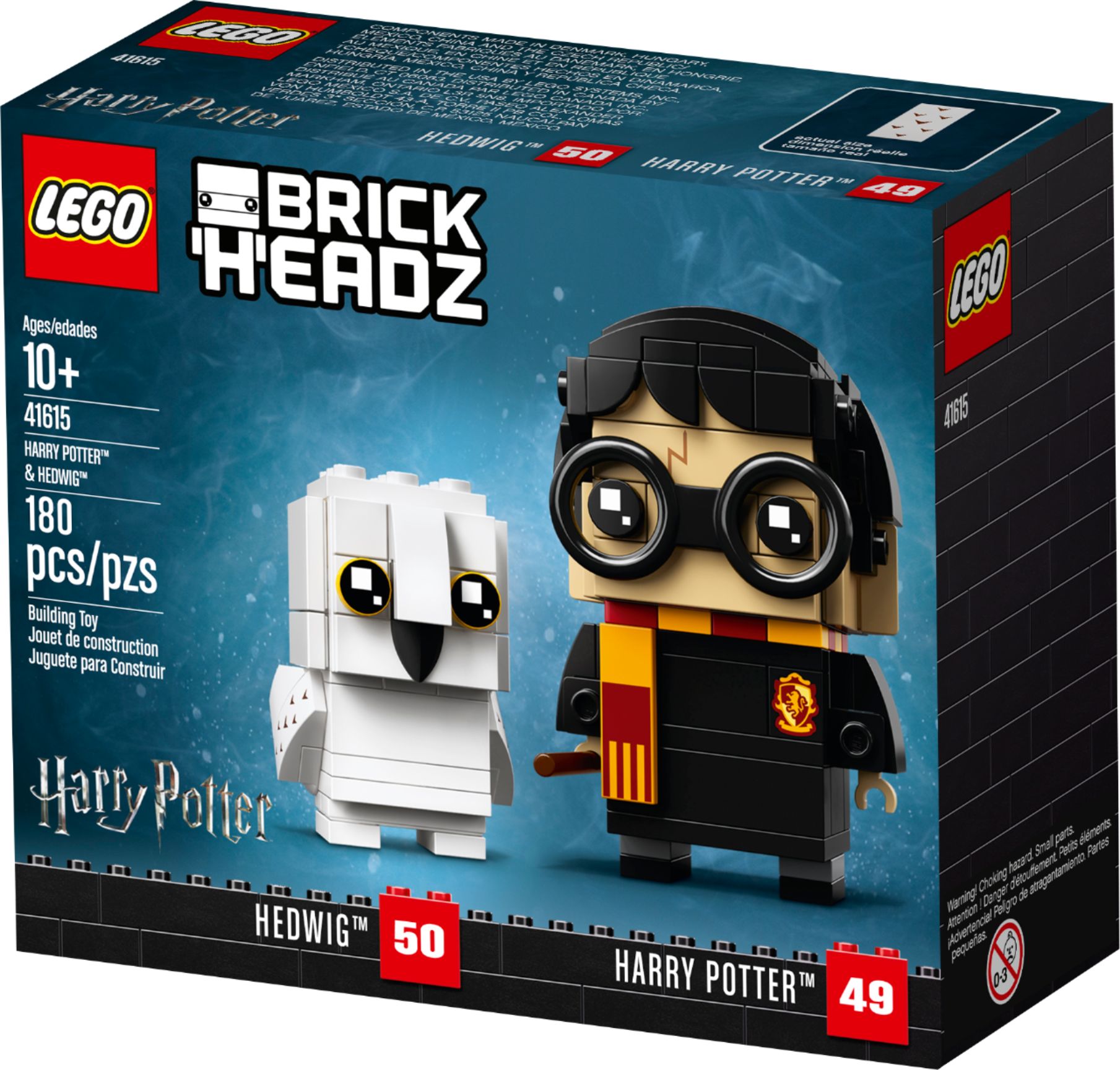 Best Buy: LEGO BrickHeadz Harry Potter & Hedwig Building Setcolor