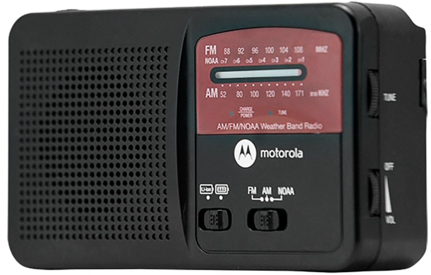 Retirada Pensar en el futuro miel Best Buy: Motorola Portable AM/FM/Weather Radio Black MWR800