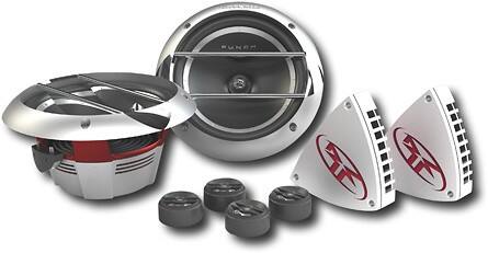 Front Standard. Rockford - 6-1/2" 2-Way 120W Component Car Speakers.
