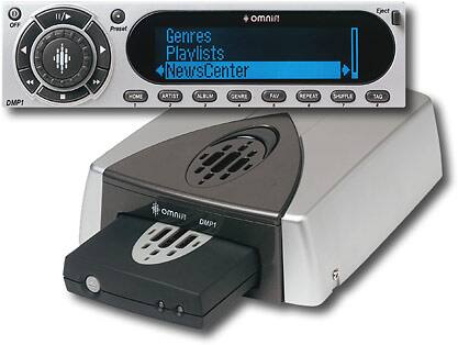 Front Standard. Omnifi - Car Digital Media Player.