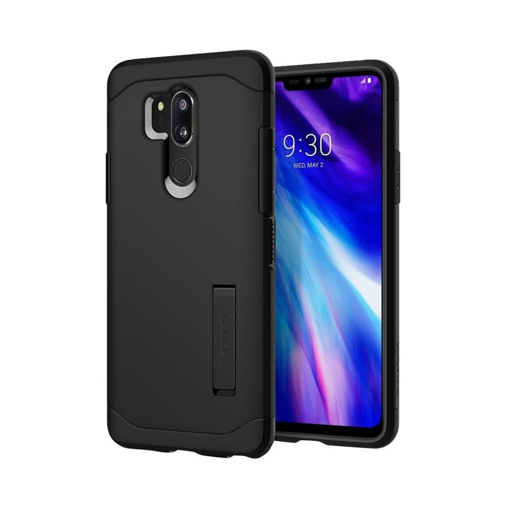 Alt View 11. Spigen - Slim Armor Case for LG G7 ThinQ LMG710EM - Black.