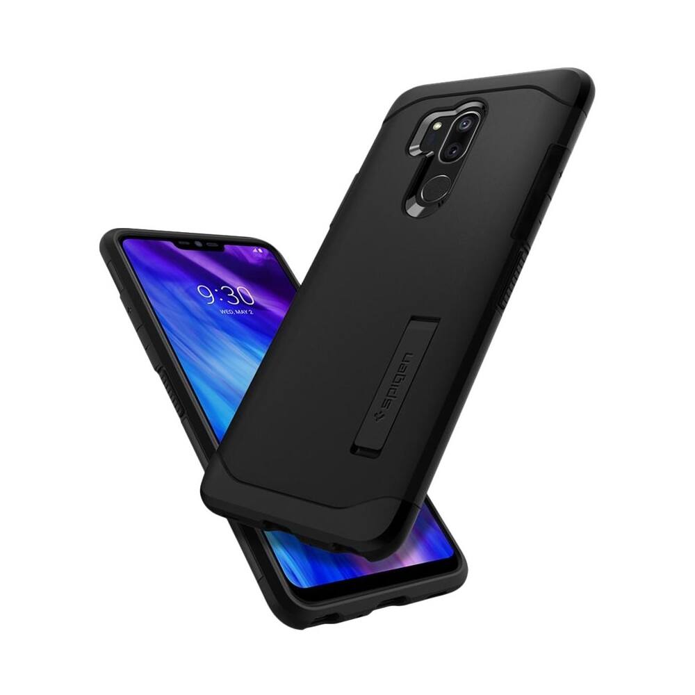 Alt View 12. Spigen - Slim Armor Case for LG G7 ThinQ LMG710EM - Black.