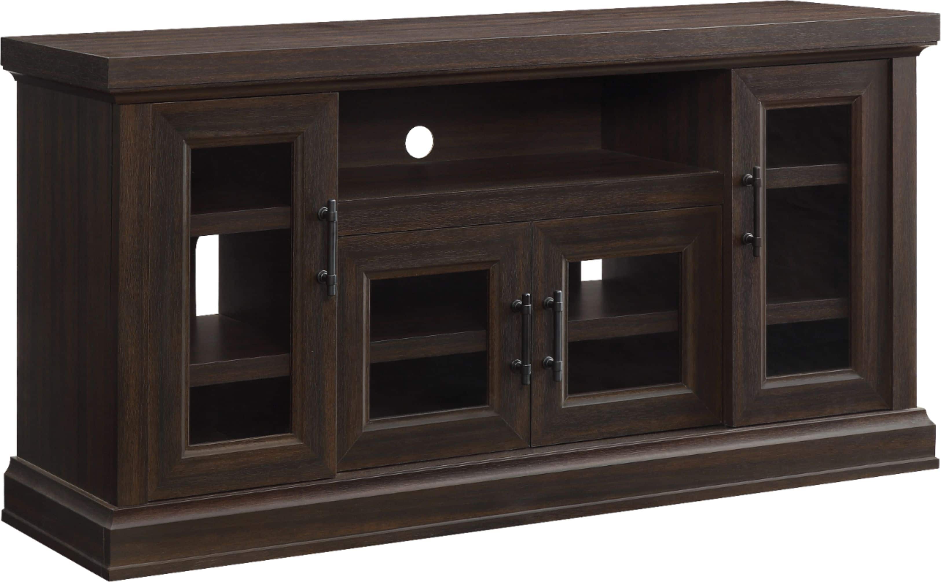 Angle. Whalen Furniture - TV Cabinet for Most Flat-Panel TVs Up to 70" - Brown.