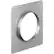 Angle. Thermador - 8" Round Front Plate for Select Downdraft Range Hoods - Silver.