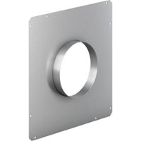 Thermador - 6" Round Front Plate for Select Downdraft Range Hoods - Silver - Angle_Zoom