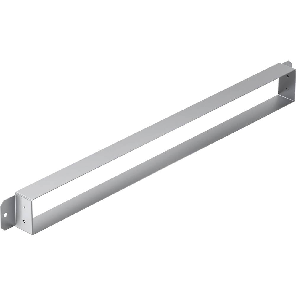 Angle View: Thermador - Transition for Rectangular Duct for Select Downdraft Range Hoods - Silver