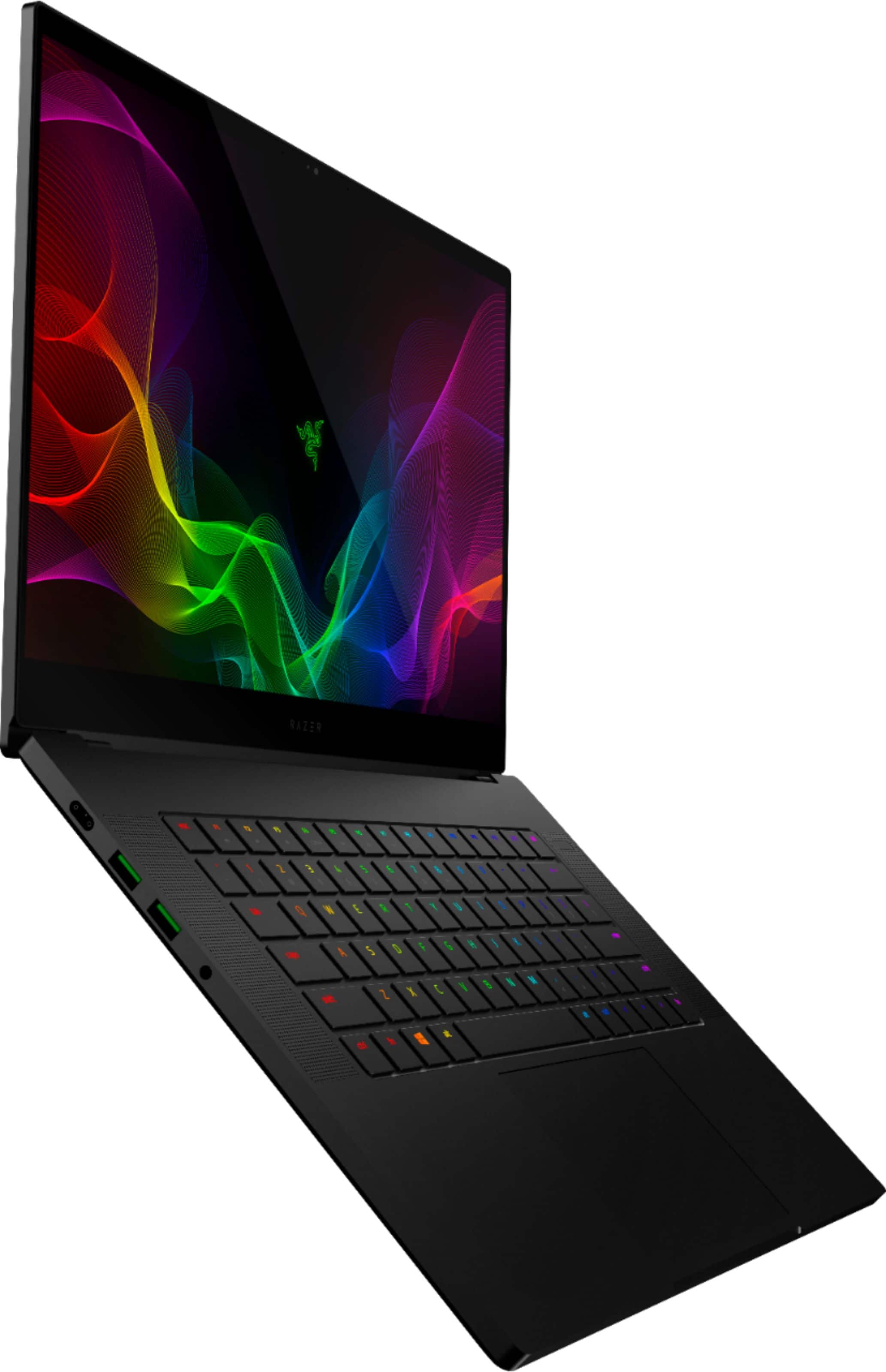 Angle. Razer - Blade 15.6" Gaming Laptop - Intel Core i7 - 16GB Memory - NVIDIA GeForce GTX 1060 - 512GB Solid State Drive - Black CNC Aluminum.