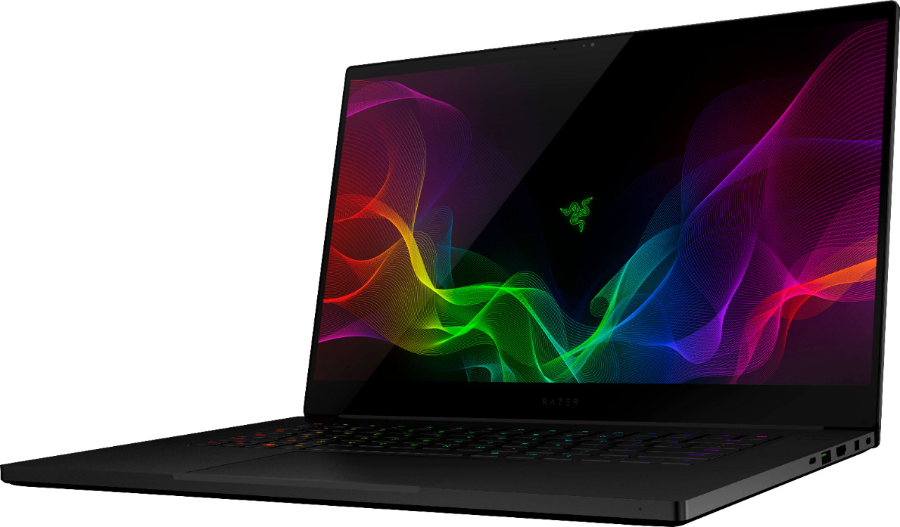 Left. Razer - Blade 15.6" Gaming Laptop - Intel Core i7 - 16GB Memory - NVIDIA GeForce GTX 1060 - 512GB Solid State Drive - Black CNC Aluminum.