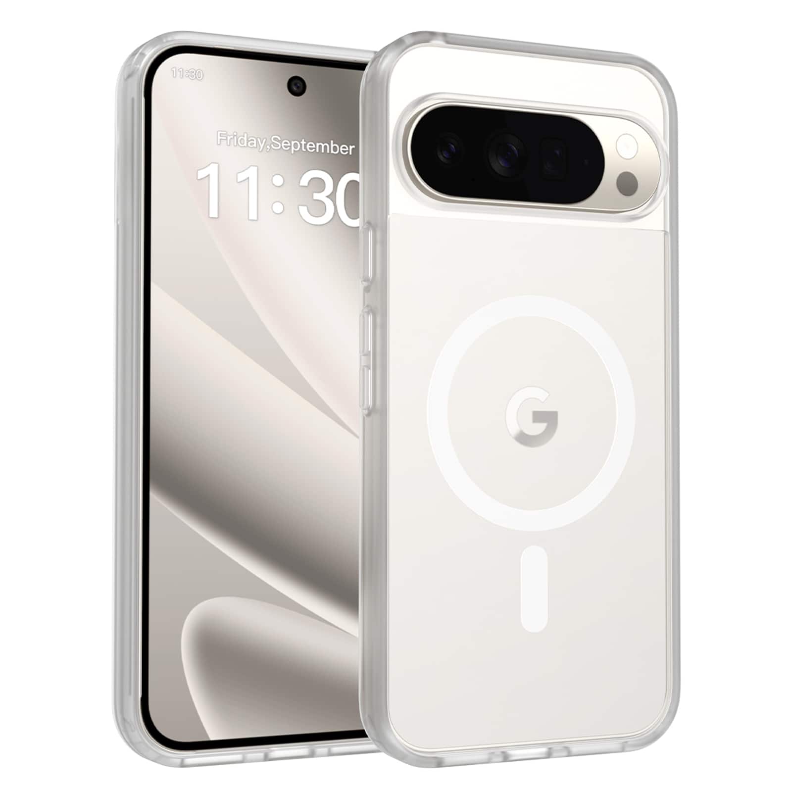 UUCOVER - Magnetic Case for Google Pixel 11 Pro,Shockproof TPU+PC Translucent Matte Case Compatible with MagSafe Slim Cover - Clear price history on PriceWatchPro