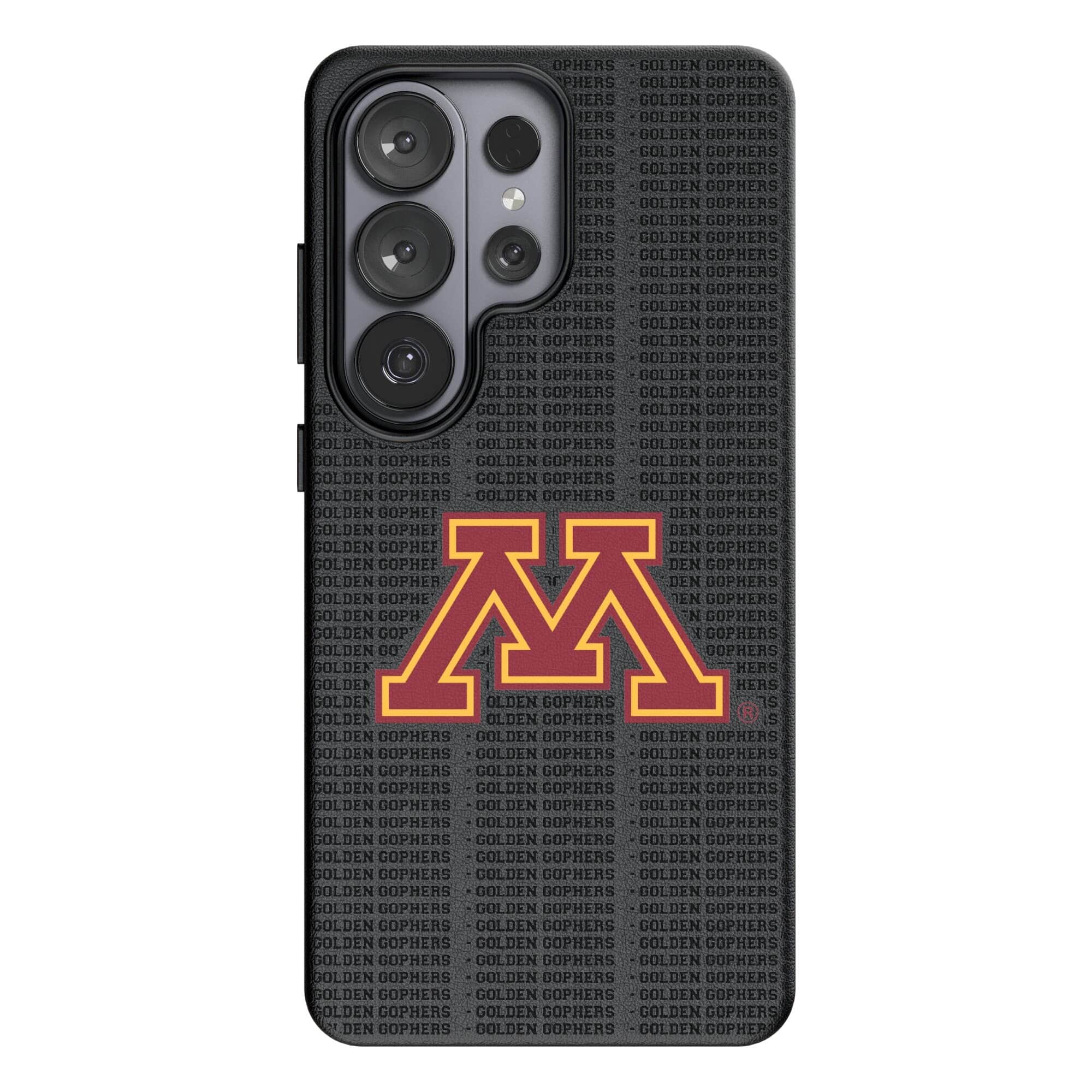 Keyscaper - NCAA - Minnesota Golden Gophers Text Backdrop Galaxy Magnetic Bump Case - S24 Plus - Black price history on PriceWatchPro