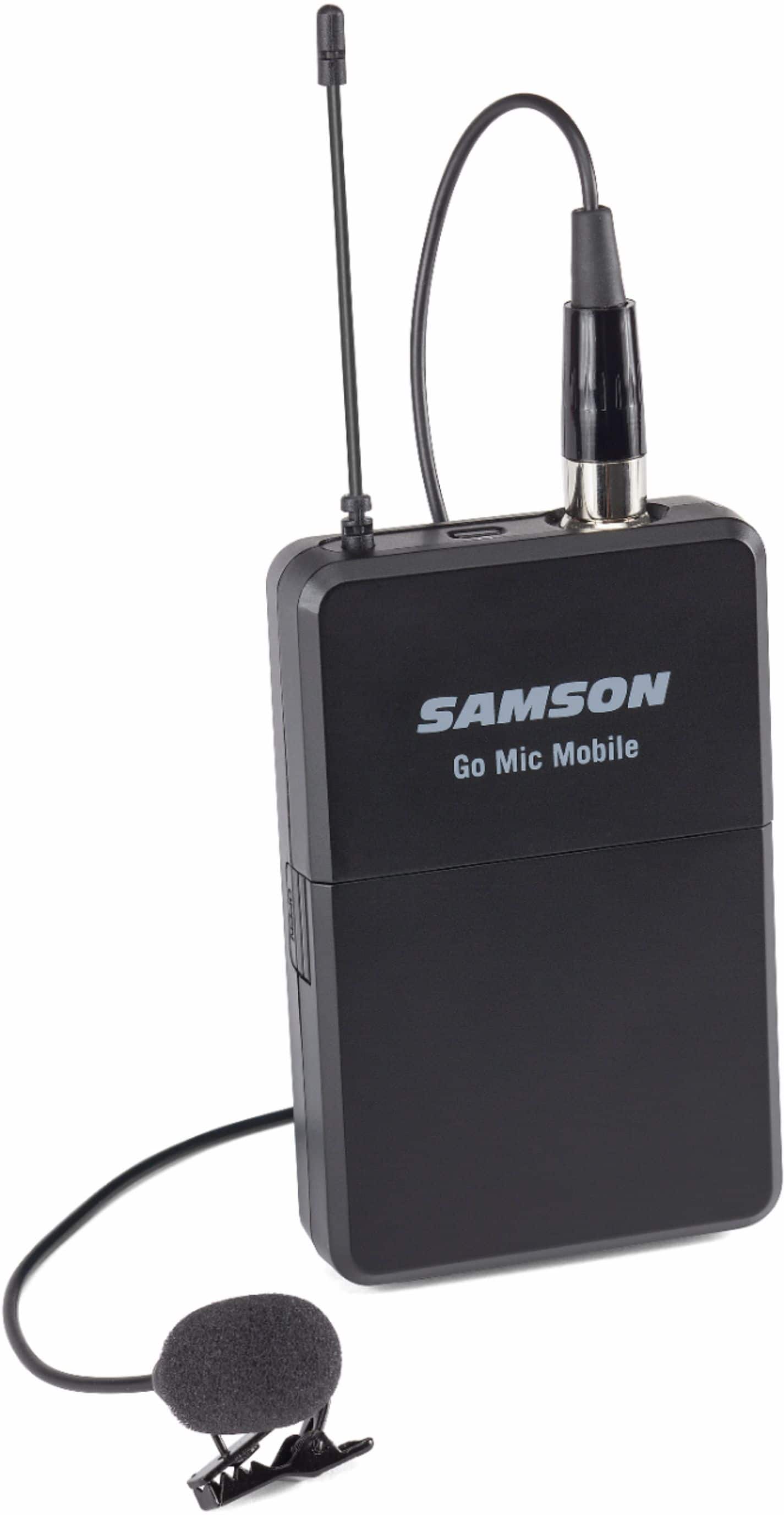 Alt View 12. Samson - Go Mic Mobile Lavalier Wireless Microphone System - Black.