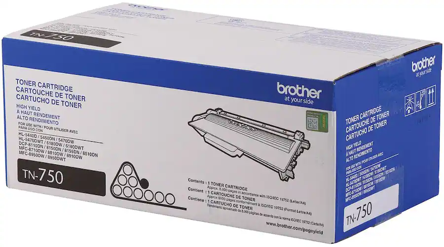 Tn750 Brother TN750 High Yield Toner Cartridge Black TN750 - Best Buy