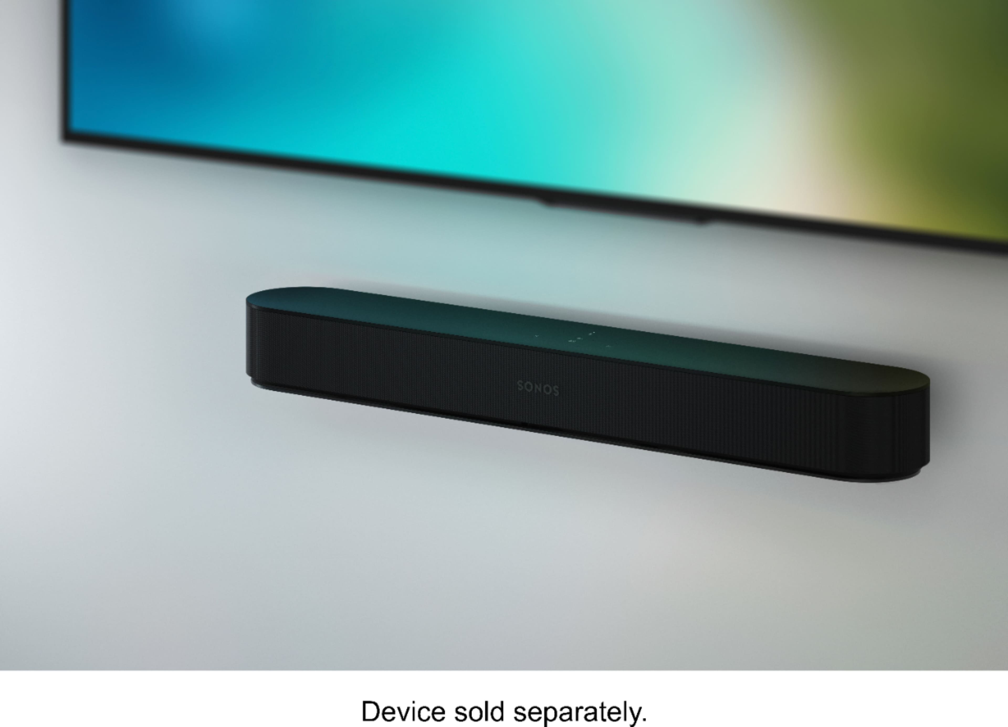 Alt View 15. Sonos - Beam Soundbar with Voice Control built-in - Black.