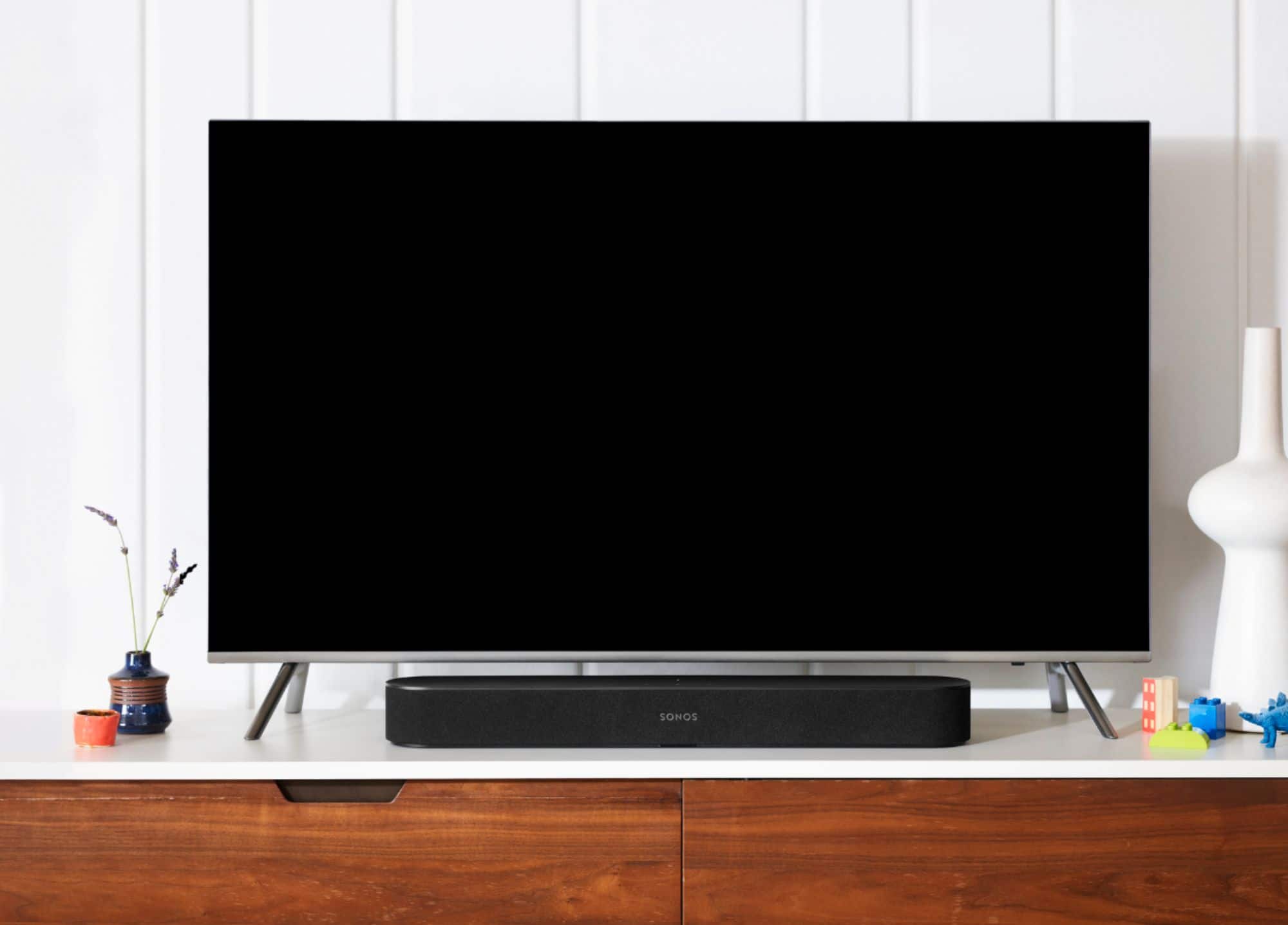Alt View 17. Sonos - Beam Soundbar with Voice Control built-in - Black.