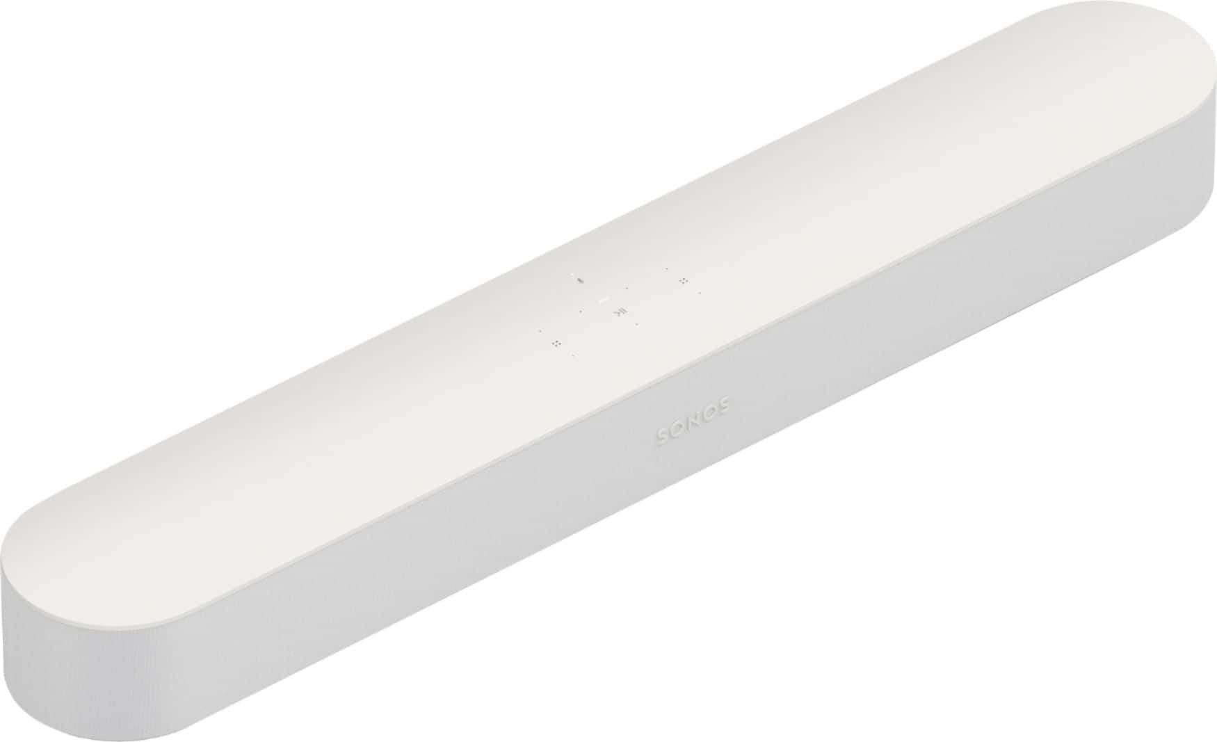 Angle. Sonos - Beam Soundbar with Voice Control built-in - White.