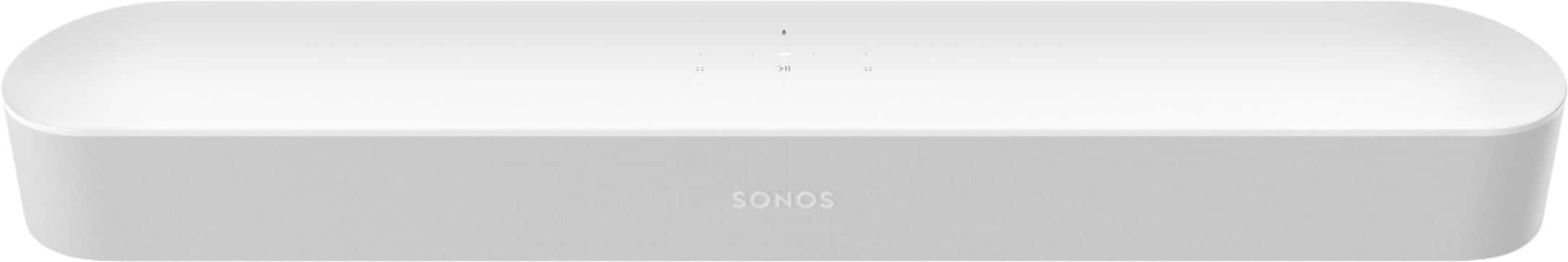 Alt View 13. Sonos - Beam Soundbar with Voice Control built-in - White.