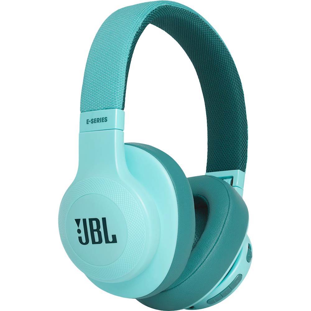 udføre bus vinde JBL E55BT Wireless Over-the-Ear Headphones Teal JBLE55BTTEL - Best Buy