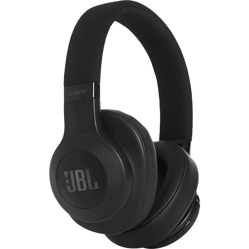 Geografi væske studieafgift Best Buy: JBL E55BT Wireless Over-the-Ear Headphones Black JBLE55BTBLK