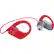Angle. JBL - Endurance SPRINT Wireless In-Ear Headphones - Red.