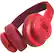 Alt View 12. JBL - E55BT Wireless Over-the-Ear Headphones - Red.