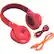 Alt View 16. JBL - E55BT Wireless Over-the-Ear Headphones - Red.