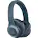 Angle. JBL - E65BTNC Wireless Noise-Cancelling Over-the-Ear Headphones - Blue.