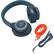 Alt View 15. JBL - E65BTNC Wireless Noise-Cancelling Over-the-Ear Headphones - Blue.