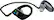 Front. JBL - Endurance DIVE Wireless In-Ear Headphones - Black.
