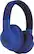 Front. JBL - E55BT Wireless Over-the-Ear Headphones - Blue.