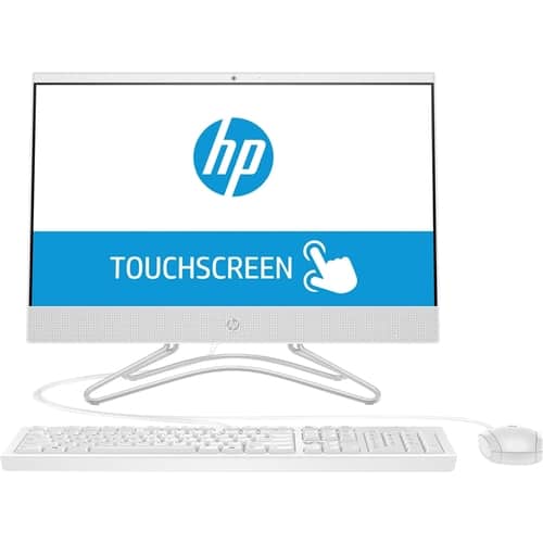 Rent to own HP - 23.8" Touch-Screen All-In-One - AMD A6-Series - 4GB Memory - 1TB Hard Drive - Snow White