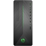 Front Zoom. HP - Pavilion Gaming Desktop - Intel Core i5 - 8GB Memory - NVIDIA GeForce GTX 1060 - 256GB Solid State Drive - Shadow Black With A Brushed Hairline Pattern.