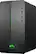 Left. HP - Pavilion Gaming Desktop - AMD Ryzen 5-Series - 8GB Memory - AMD Radeon RX 580 - 1TB Hard Drive - Shadow Black With A Brushed Hairline Pattern.