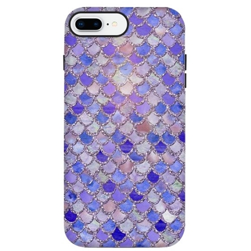 Iphone 6s iPhone 7 Plus Samsung Galaxy Case Durable iphone X Case iPhone 8 Plus Mermaid iPhone case Purple Mermaid Scales Case 