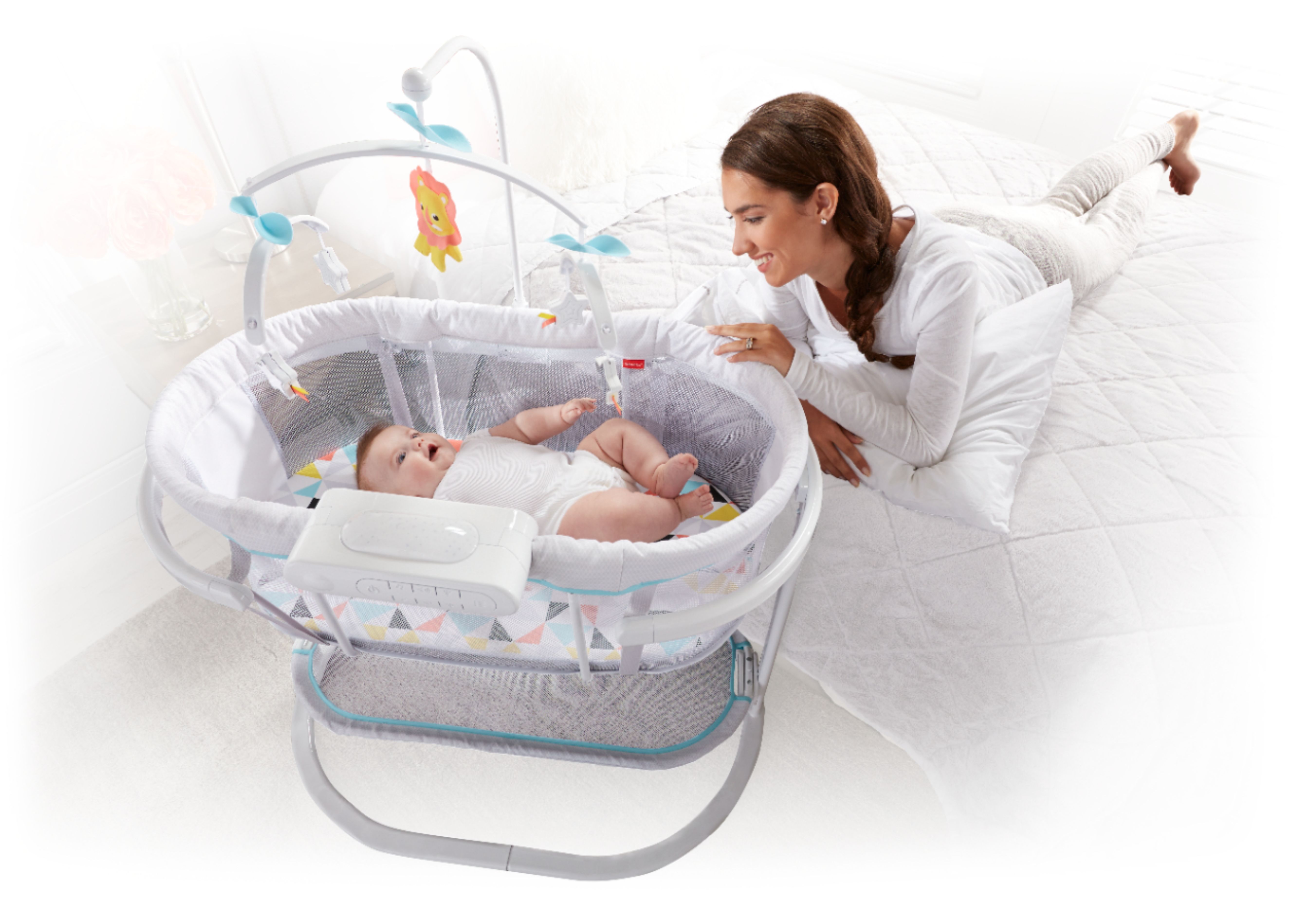 fp soothing motions bassinet