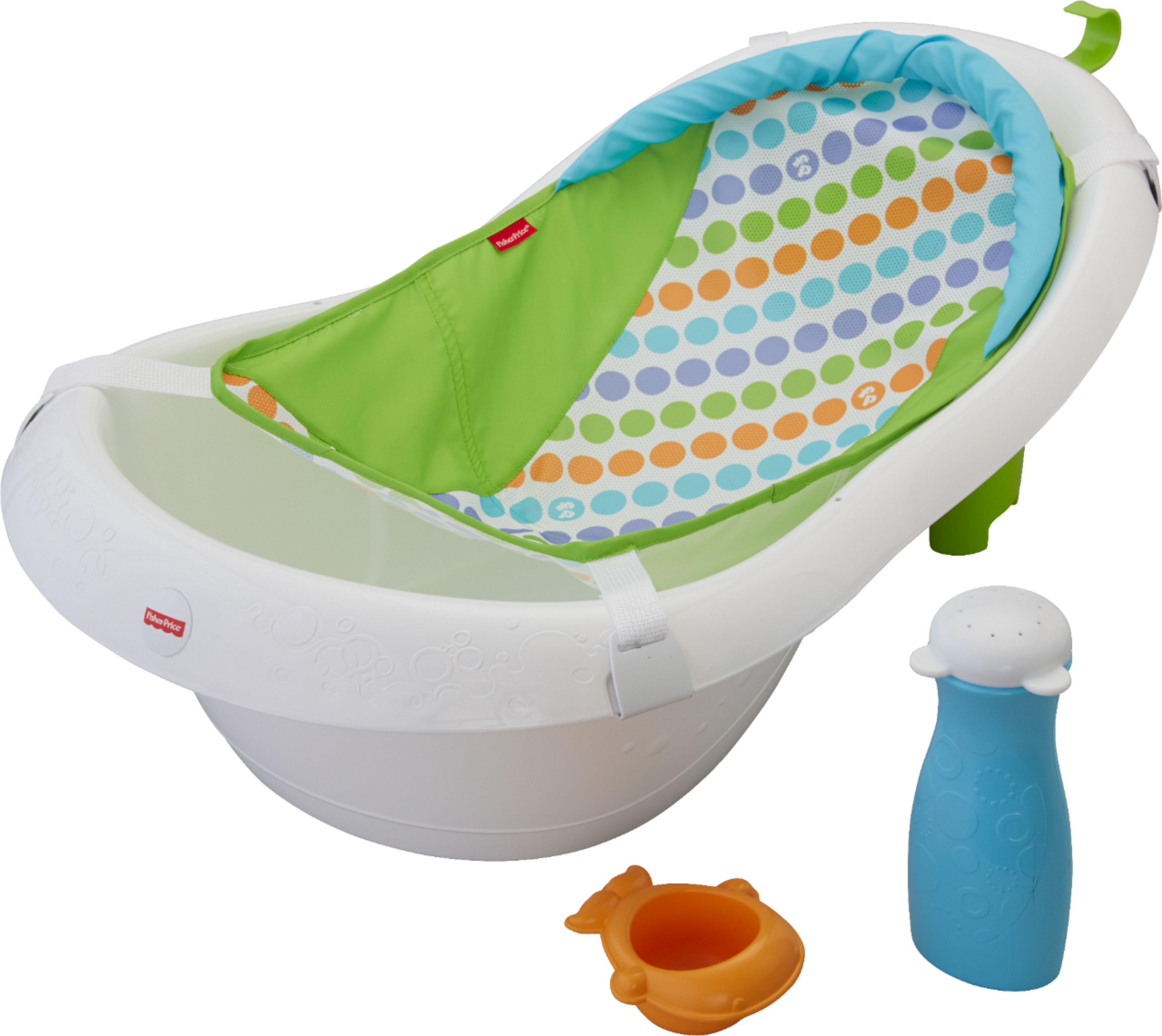 Fisher-Price - 4-in-1 Sling 'n Seat Tub - White/Green