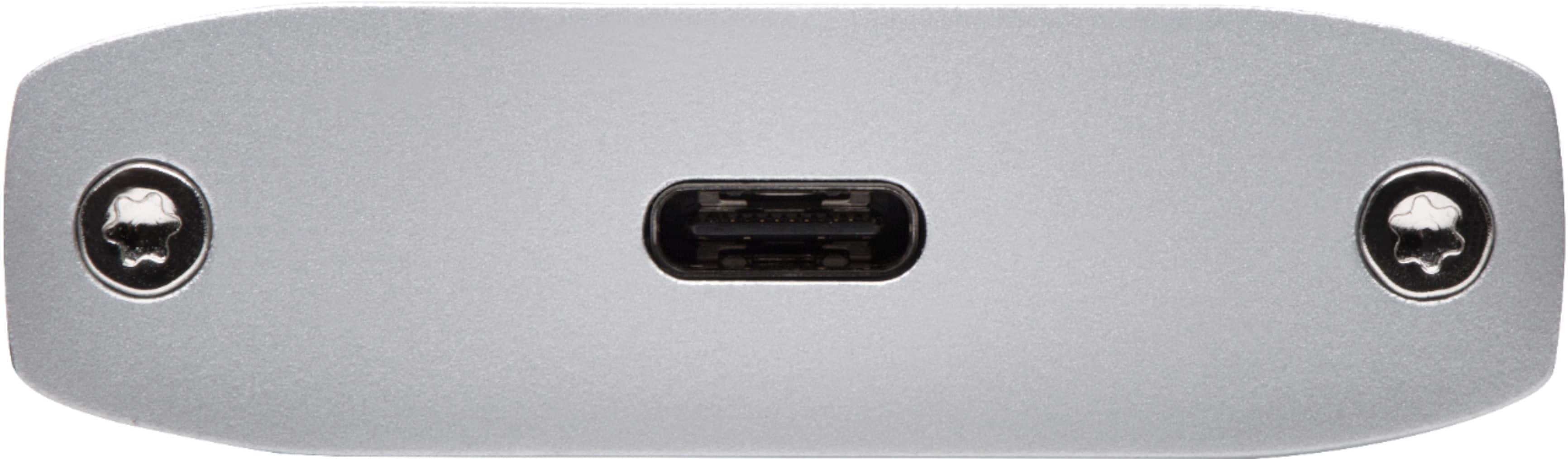 Alt View 14. G-Technology - G-DRIVE Mobile R-Series 500GB External USB 3.1 Gen 2 Portable SSD - Black/Silver.