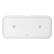 Front. ZENS - 20W Qi Certified Wireless Charging Pad for iPhone®/Android - White.