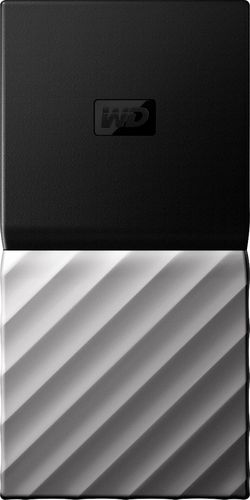 WD - My Passport SSD 2TB External USB 3.1 Gen 2 Portable Solid State Drive with Hardware Encryption - Black was $449.99 now $299.99 (33.0% off)