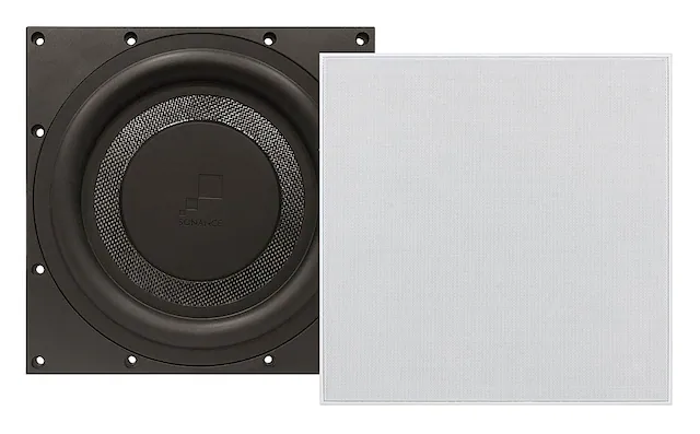 Front. Sonance - R10SUB - Reference 10" Passive In-Wall Subwoofer (Each) - Paintable White.