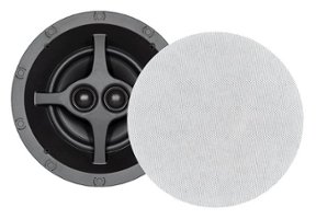 Sonance - C6R SST SINGLE SPEAKER - C Series 6-1/2" Single Stereo 2-Way In-Ceiling Speaker (Each) - Paintable White - Front_Zoom
