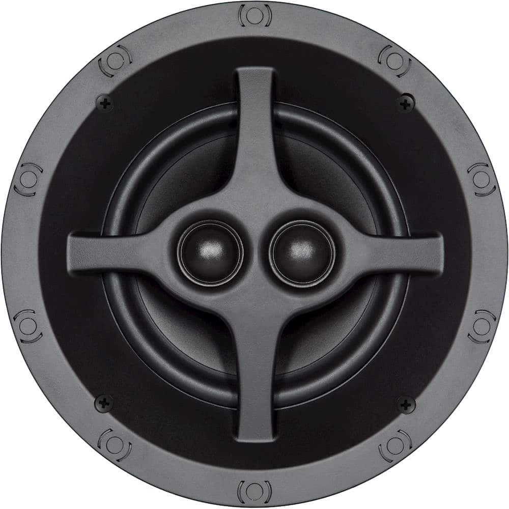 Angle. Sonance - C6R SST SINGLE SPEAKER - C Series 6-1/2" Single Stereo 2-Way In-Ceiling Speaker (Each) - Paintable White.